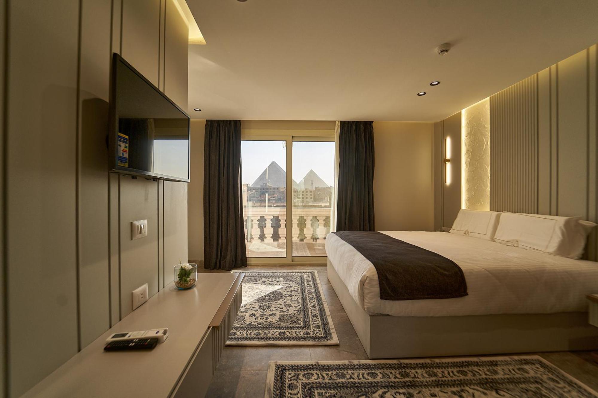 Pyramids Charm Hotel Al Kawm al Akhdar Exterior foto